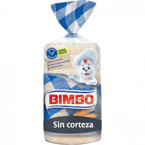 BIMBO Pan de molde sin corteza 450 grs